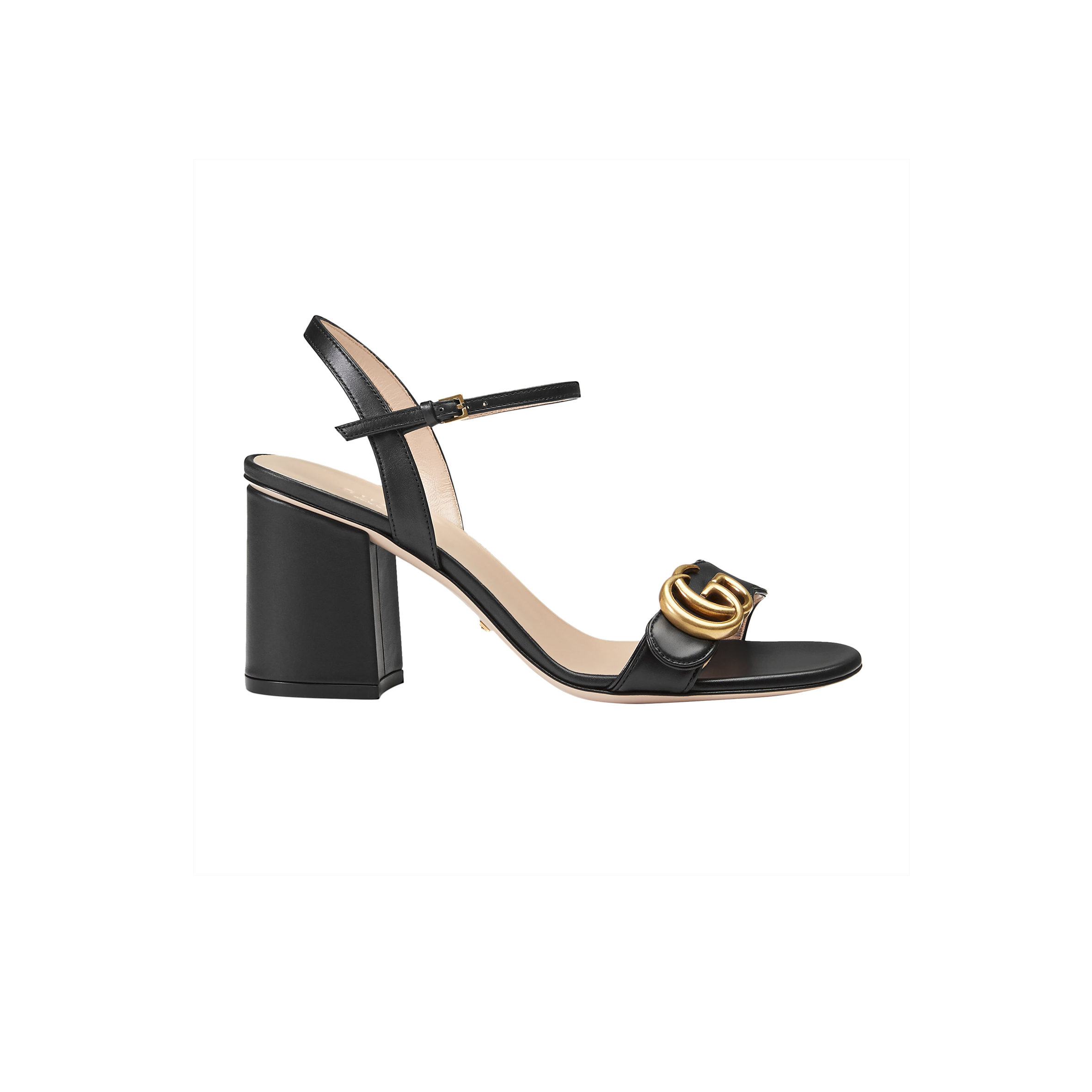 GUCCI WOMEN''S MID-HEEL SANDAL 453379 A3N00 1000